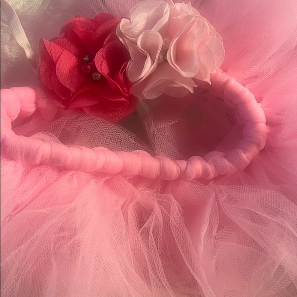 Other - Pink Tutu Skirt with beautiful Matching Headband- Newborn Photoshoot- NEW